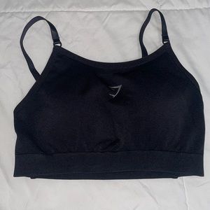 Gym Shark S Black Seamless Sports Bra